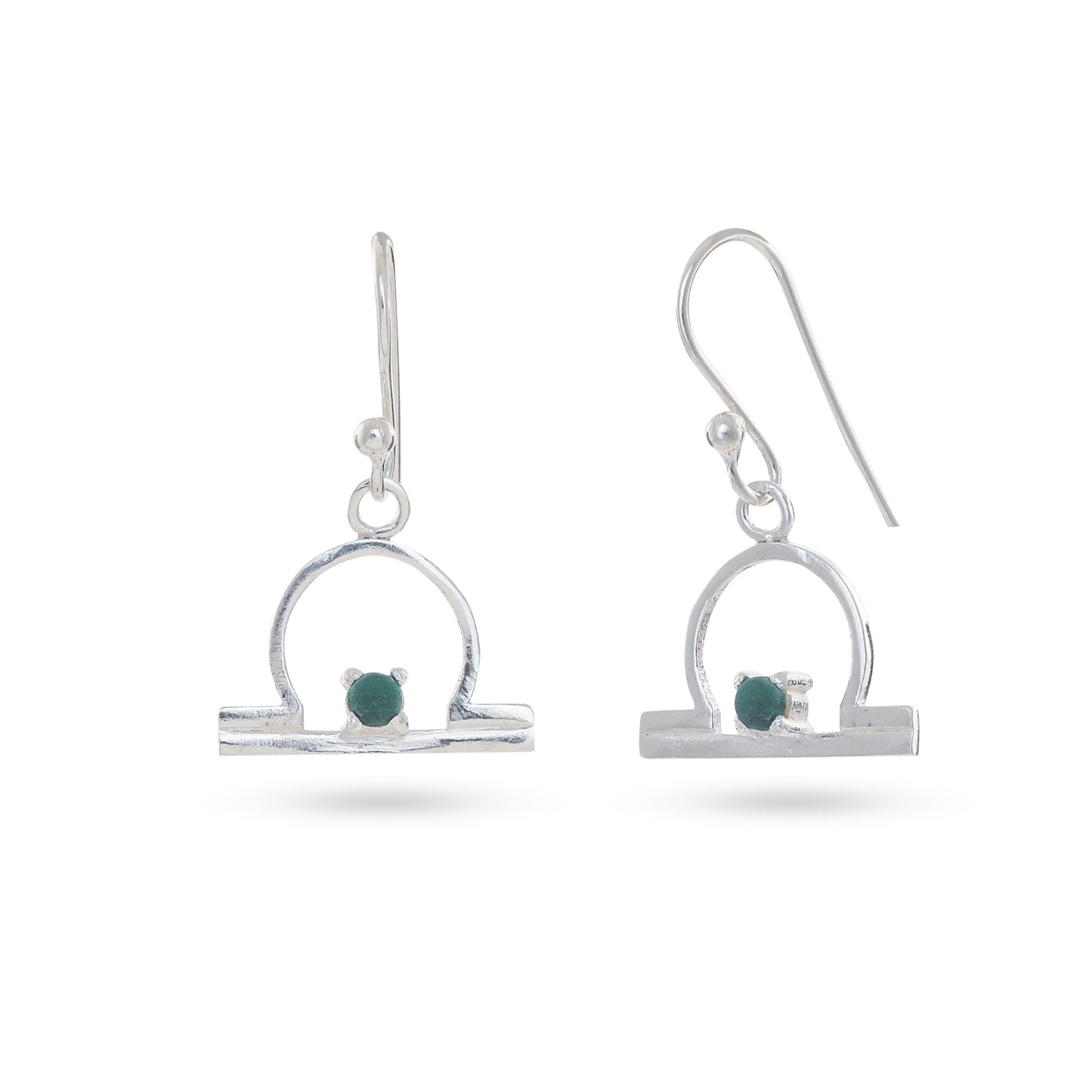 Zodiac Sign Earrings With Gemstones