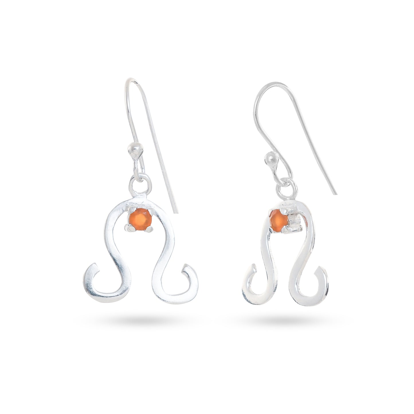 Zodiac Sign Earrings With Gemstones