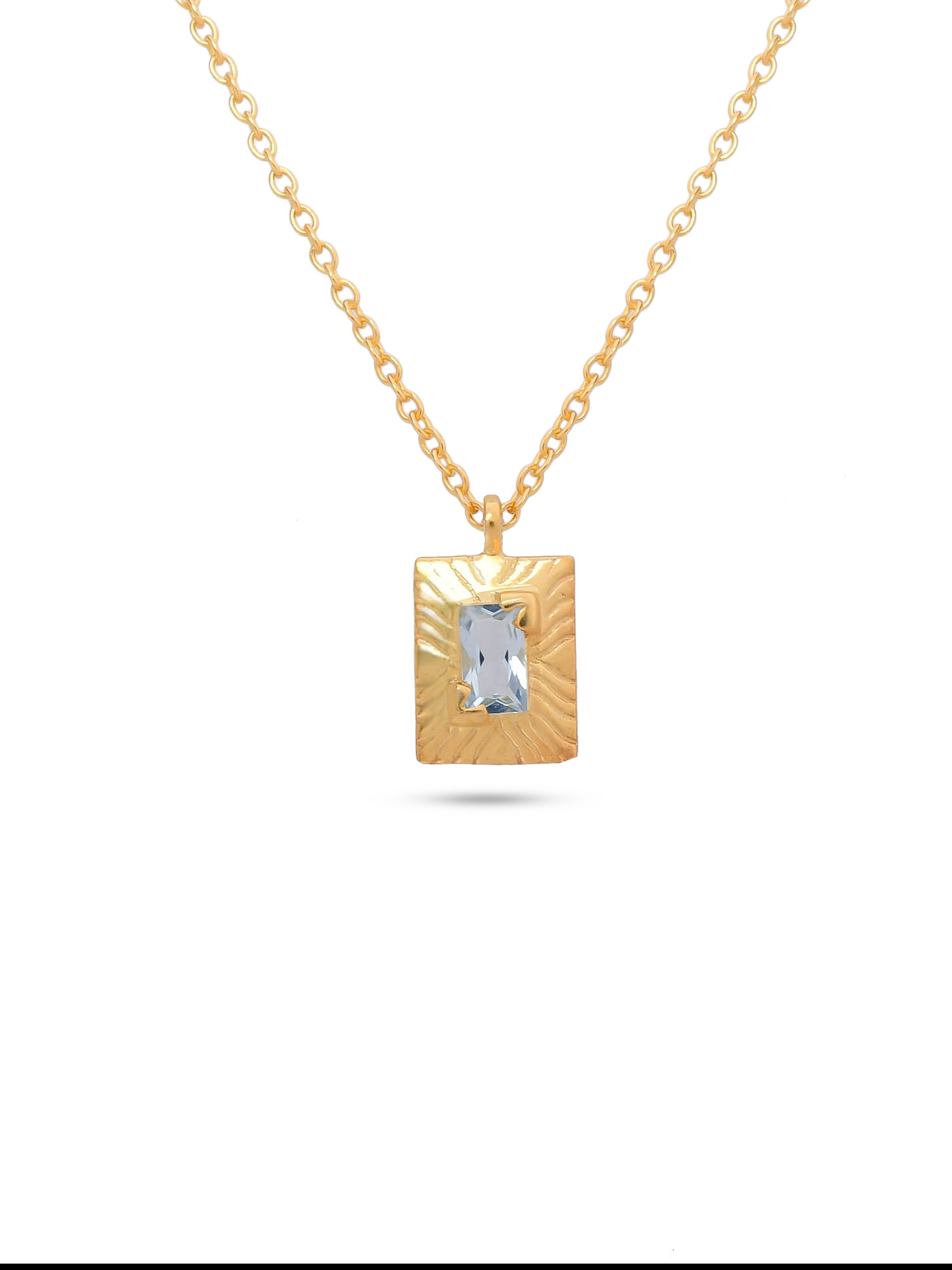 Golden Frame BLUE TOPAZ