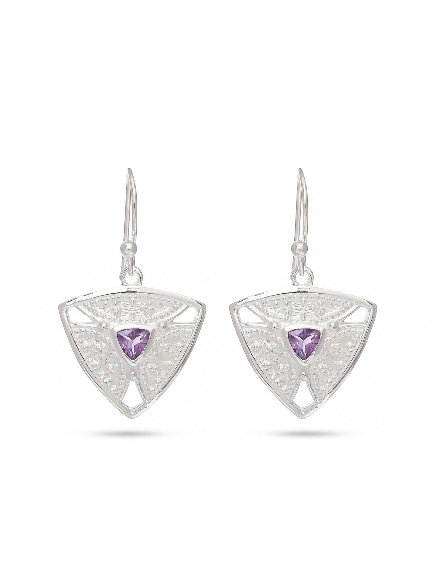 Triangular Charm AMETHYST