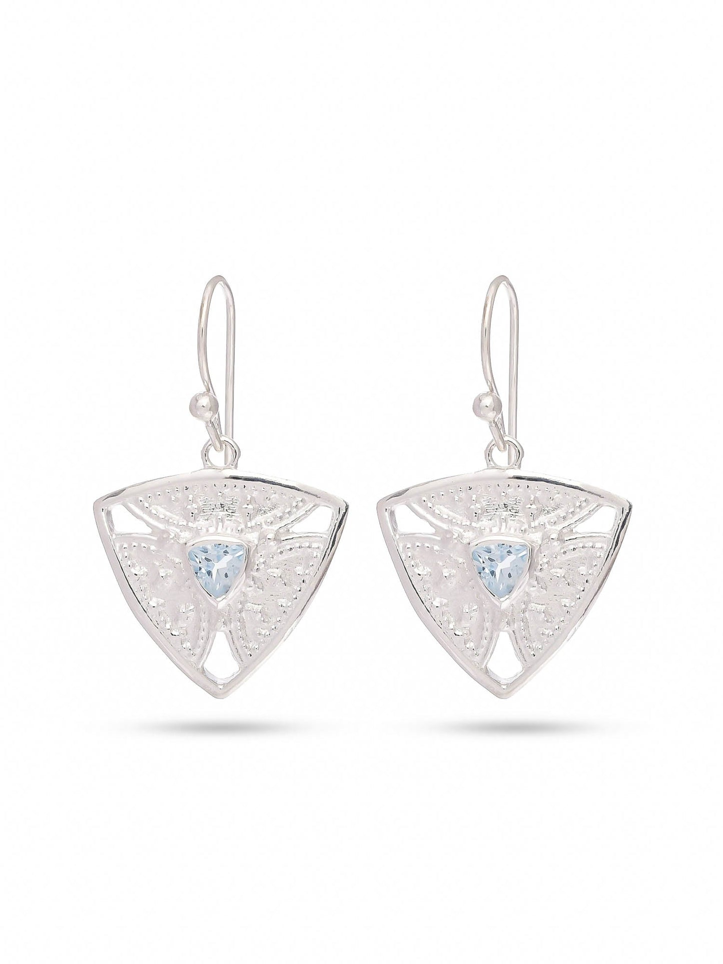 Triangular Charm BLUE TOPAZ