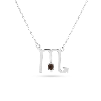 Zodiac Sign Pendants With Gemstones