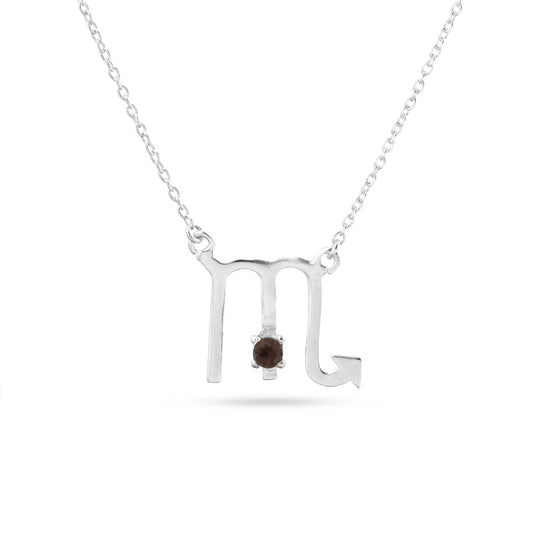 Zodiac Sign Pendants With Gemstones