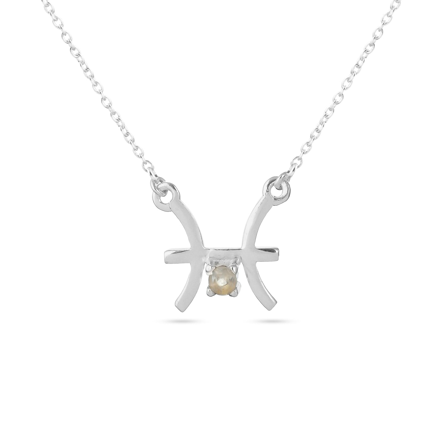 Zodiac Sign Pendants With Gemstones