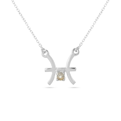 Zodiac Sign Pendants With Gemstones