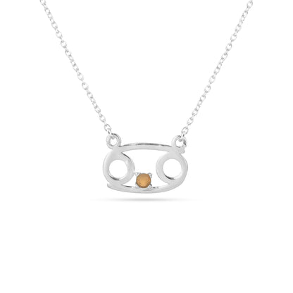 Zodiac Sign Pendants With Gemstones