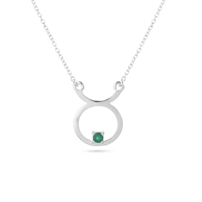 Zodiac Sign Pendants With Gemstones