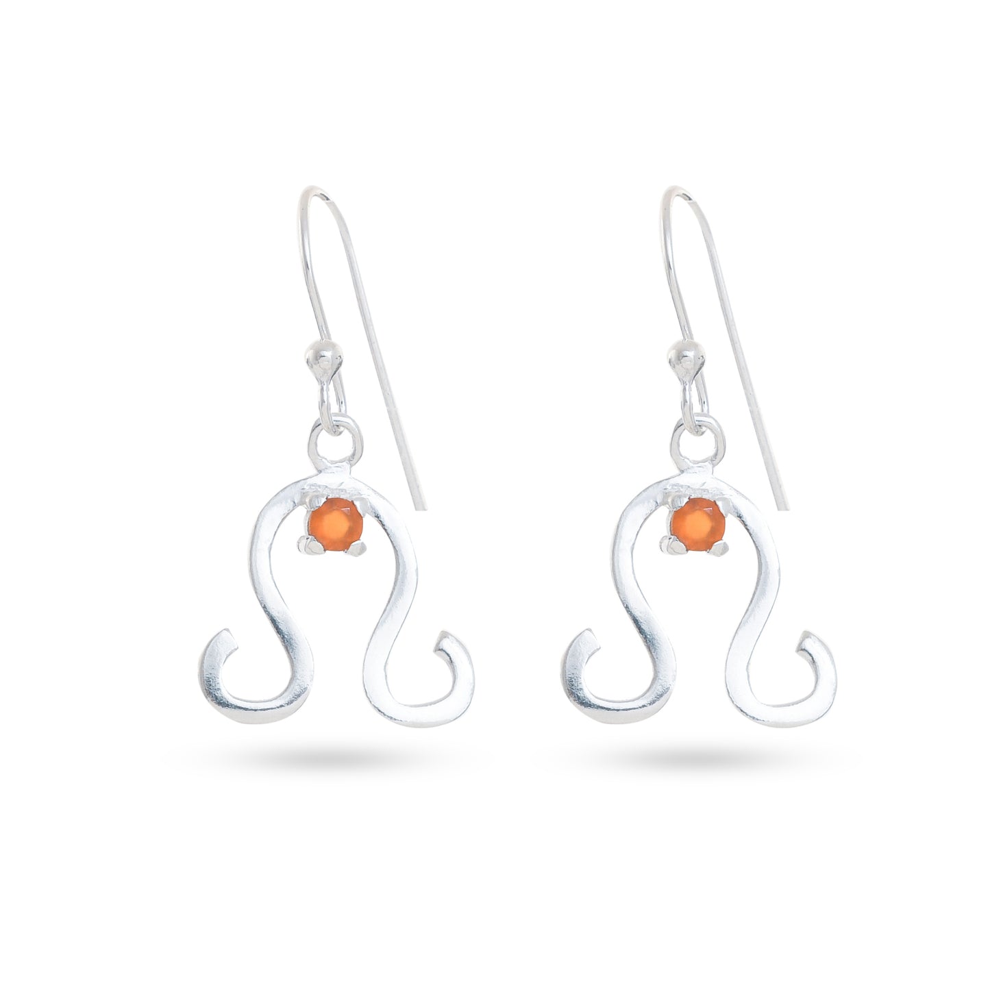 Zodiac Sign Earrings With Gemstones
