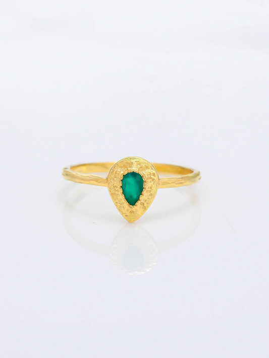 Hammered Radiance GREEN ONYX