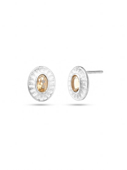 Minimalist Oval CITRINE