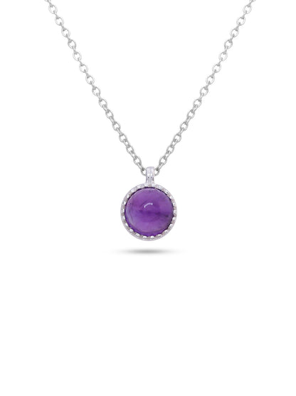 Luminous Round AMETHYST