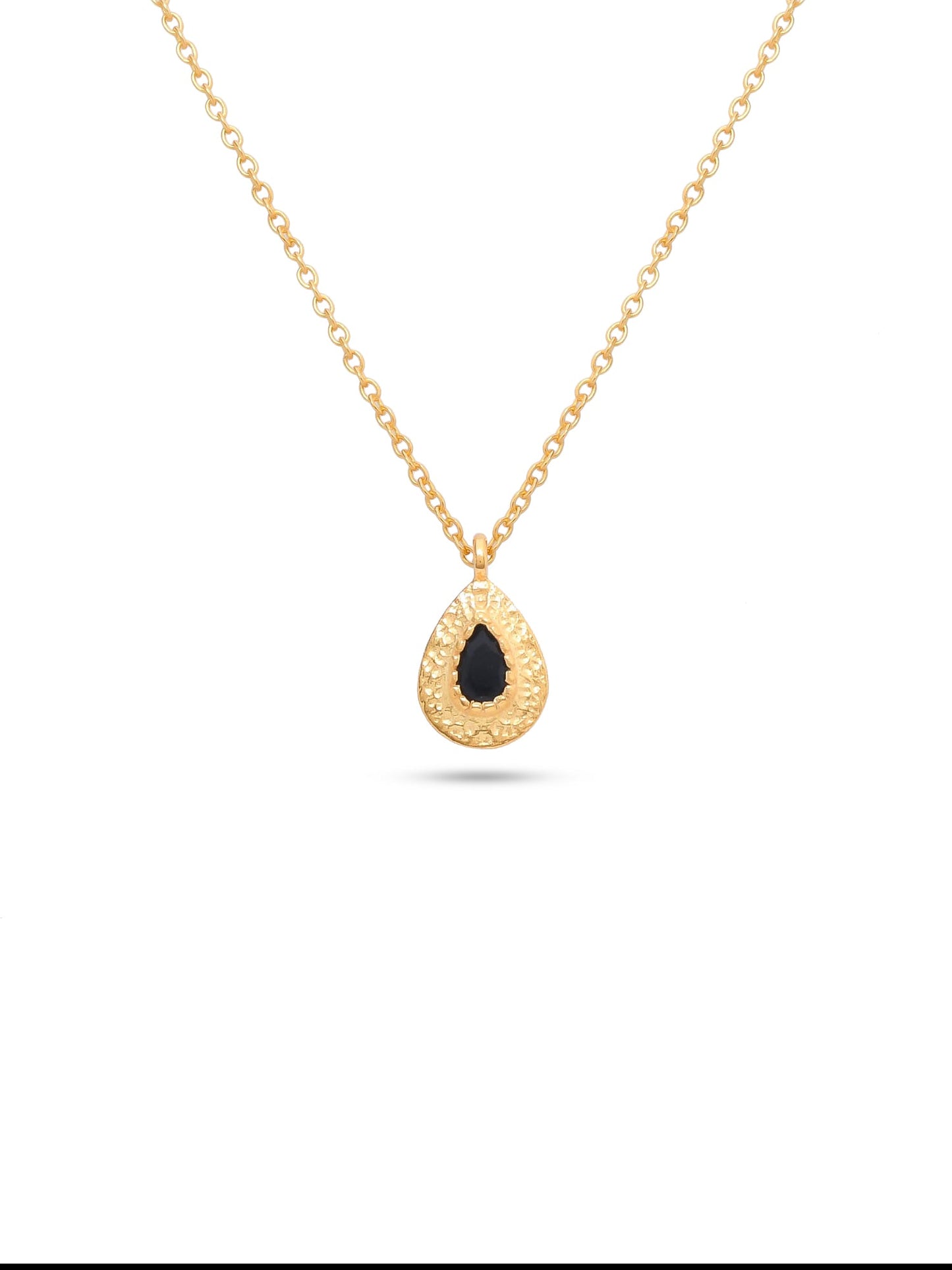 Golden Teardrop BLACK ONYX