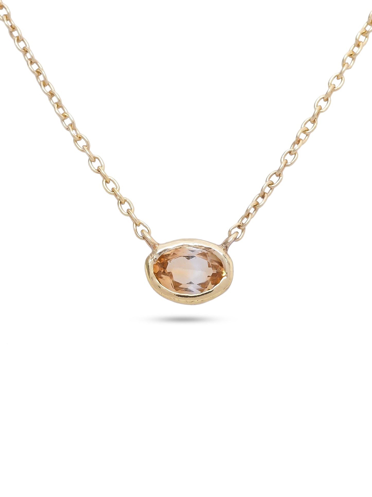 Minimalist Oval CITRINE