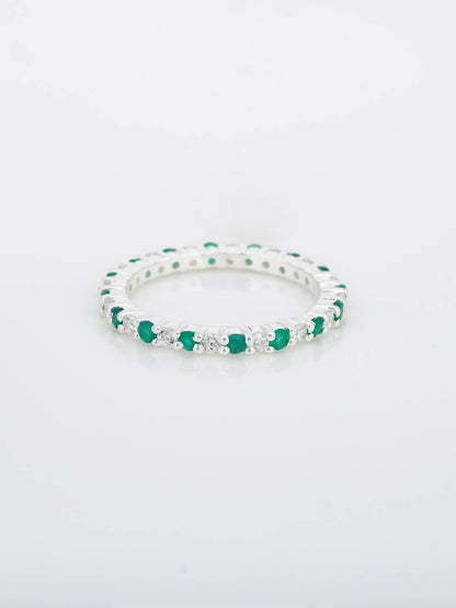 Dazzling Sparkle GREEN ONYX+JIRCON